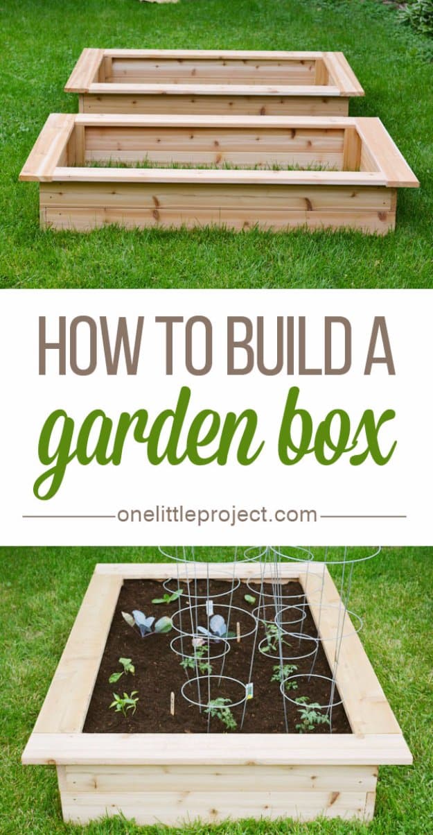 DIY Ideas for Your Garden - Build a Garden Box - Cool Projects for Spring and Summer Gardening - Planters, Rocks, Markers and Handmade Decor for Outdoor Gardens