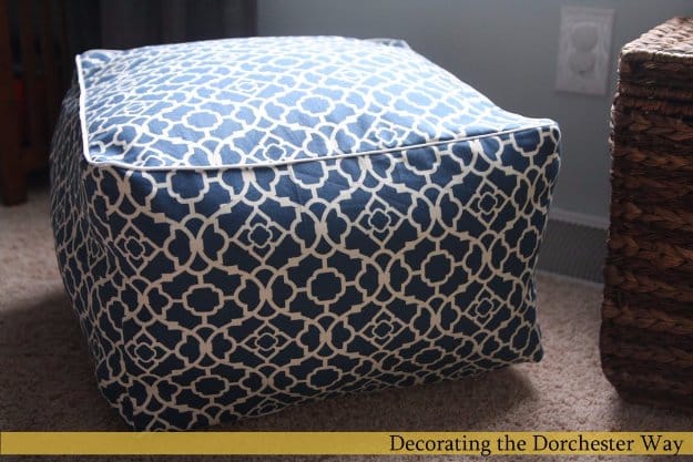 Fabulous DIY Poufs and Ottomans - Square Cube Cushion - Step by Step Tutorials and Easy Patterns for Cool Home Decor. Crochet, No Sew, Leather, Moroccan Boho, Knit and Fun Fur Projects and Chair Ideas #diy #diyfurniture #sewing 