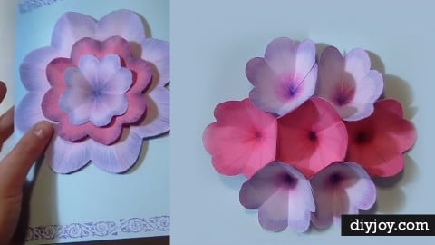 Creative DIY Mother’s Day Card With Pop Up Flowers | DIY Joy Projects and Crafts Ideas