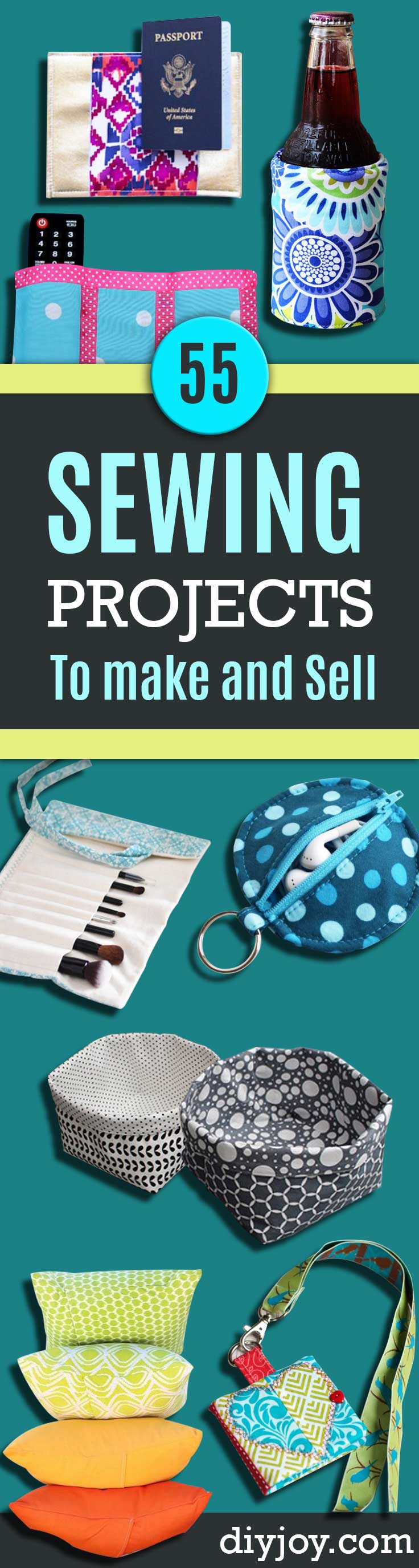 Easy Sewing Projects to Sell - DIY Sewing Ideas for Home Decor, DIY Gifts to Make and Sell - Free Patterns and Instructions for Sewing Ideas