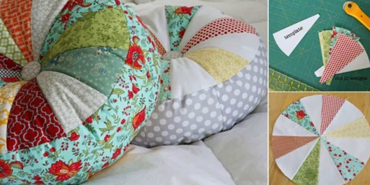 Colorful Sprocket Pillow Sewing Tutorial | DIY Joy Projects and Crafts Ideas