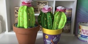 Cutest DIY Cactus Pin Cushions Ever!