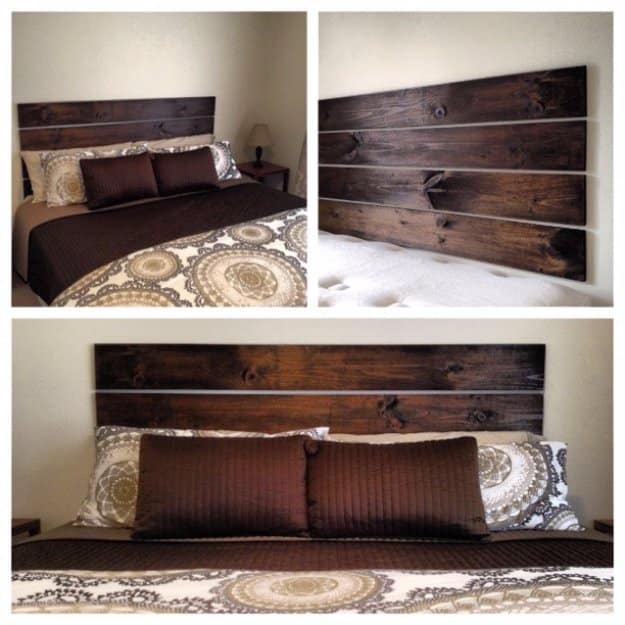DIY Headboard Ideas - DIY Floating Headboard - Easy and Cheap Do It Yourself Headboards - Upholstered, Wooden, Fabric Tufted, Rustic Pallet, Projects With Lights, Storage and More Step by Step Tutorials #diy #bedroom #furniture