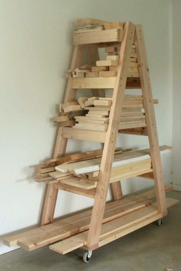 portable lumber rack