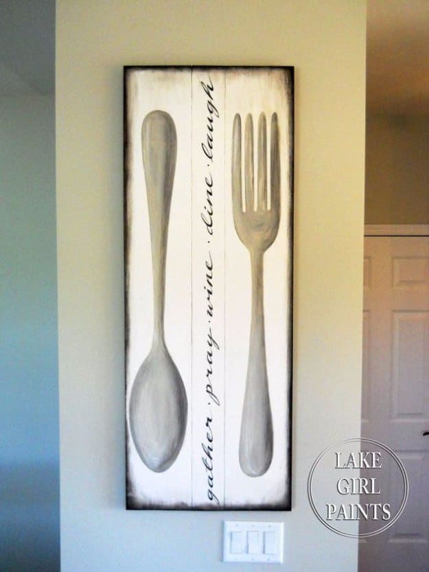 DIY Dining Room Decor Ideas - Dining Room Wall Art - Cool DIY Projects for Table, Chairs, Decorations, Wall Art, Bench Plans, Storage, Buffet, Hutch and Lighting Tutorials 