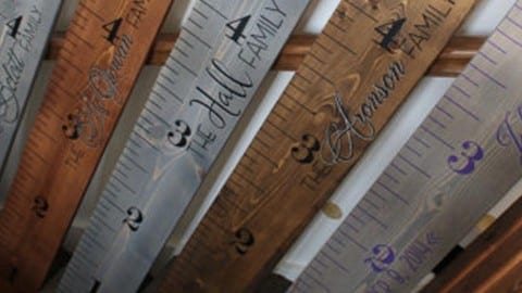 Pottery Barn Inspired Growth Chart Ruler! | DIY Joy Projects and Crafts Ideas