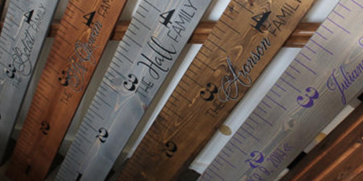 Pottery Barn Inspired Growth Chart Ruler! | DIY Joy Projects and Crafts Ideas