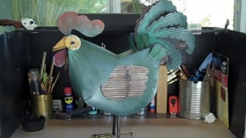 DIY Metal Rooster | DIY Joy Projects and Crafts Ideas