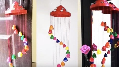 Easy DIY Festive Newspaper Wall Hanging or Wind Chimes | DIY Joy Projects and Crafts Ideas