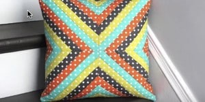 Charming Quilted Throw Pillow…Easy!