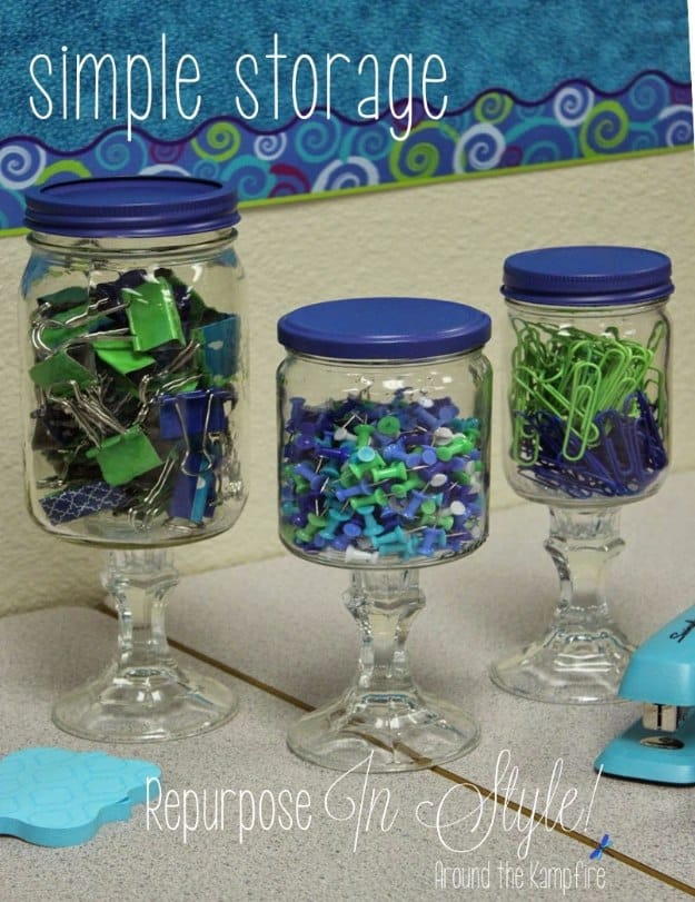 DIY Home Office Decor Ideas - Stylish Apothecary Jars