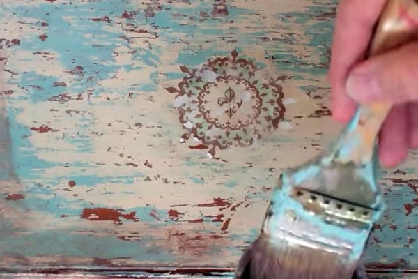 How To Distress Furniture - Makeover DIY Tutorial for Chip and Distressing with Vaseline