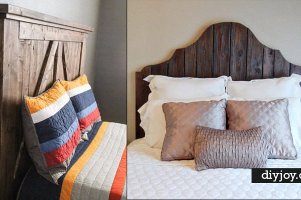 DIY Headboard Ideas - Easy and Cheap Do It Yourself Headboards - Upholstered, Wooden, Fabric Tufted, Rustic Pallet, Projects With Lights, Storage and More Step by Step Tutorials #diy #bedroom #diydecor