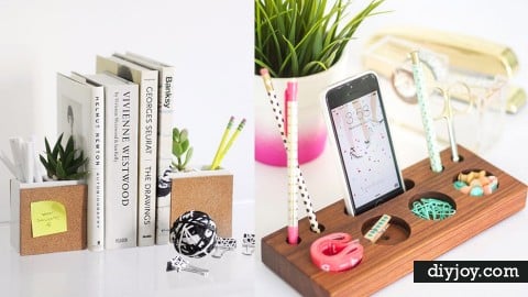 39 DIY Home Office Decor Projects | DIY Joy Projects and Crafts Ideas