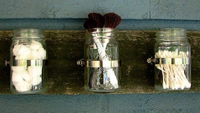 Mason Jar Organizer - DIY Crafts Ideas and Decor