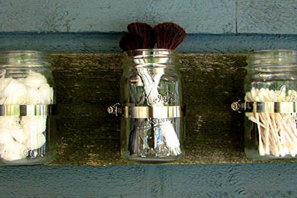 Mason Jar Organizer - DIY Crafts Ideas and Decor