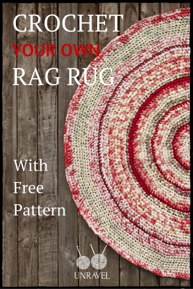 Easy DIY Rugs and Handmade Rug Making Project Ideas - Crochet Your Own Rag Rug - Simple Home Decor for Your Floors, Fabric, Area, Painting Ideas, Rag Rugs, No Sew, Dropcloth and Braided Rug Tutorials 