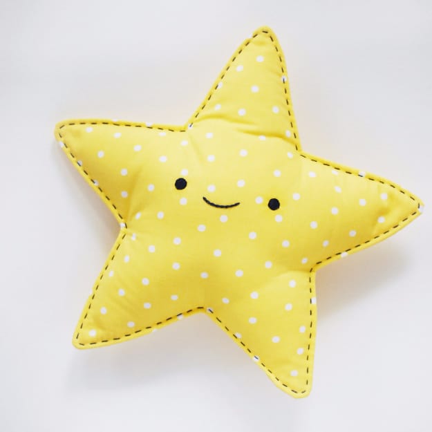  Sewing Crafts To Make and Sell - Easy Sew Star Snuggler - Easy DIY Sewing Ideas To Make and Sell for Your Craft Business. Make Money with these Simple Gift Ideas, Free Patterns, Products from Fabric Scraps, Cute Kids Tutorials #sewing #crafts