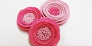 Learn How to Make These Exquisite & Easy Felt Roses!