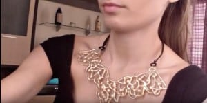 Wow, I Couldn’t Believe You Can Make an Elegant Necklace With Hot Glue!
