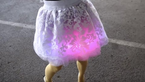 Unique Day to Night Light Skirt Is So Much FUN! | DIY Joy Projects and Crafts Ideas