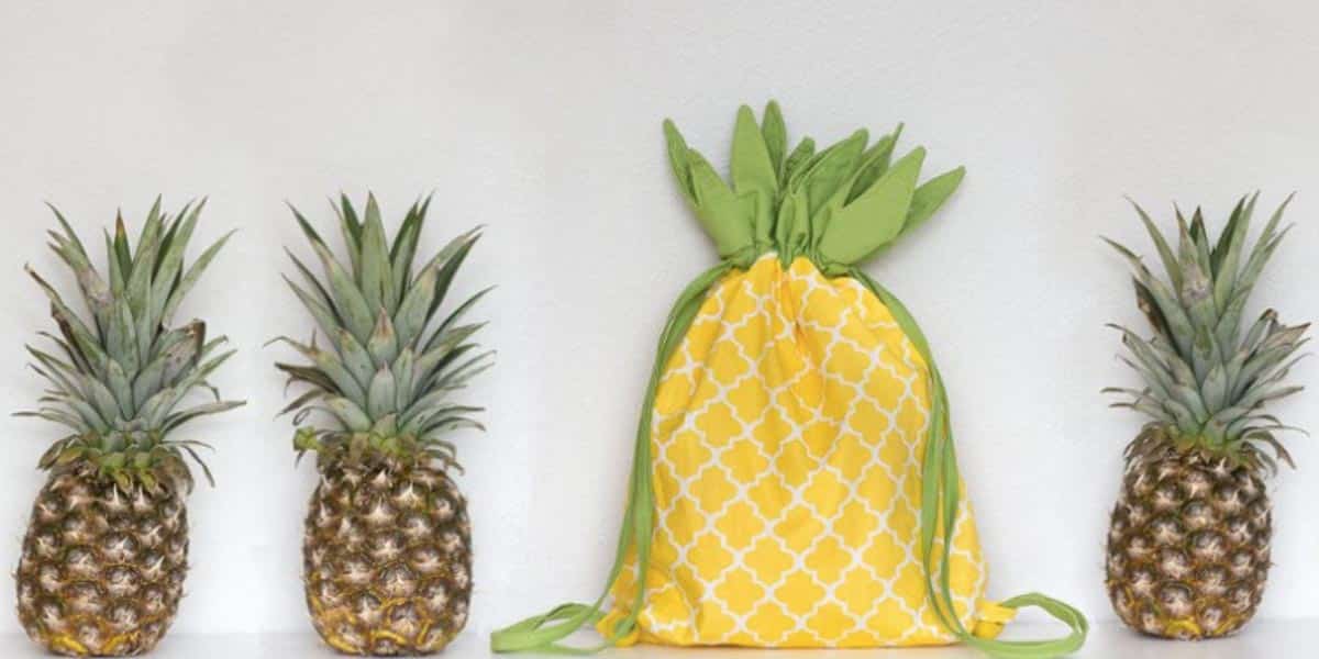 Easy to Sew Adorable Pineapple Backpack That is Almost Edible! | DIY Joy Projects and Crafts Ideas