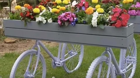 DIY Charming Push Bike Planter Is So Astonishing! | DIY Joy Projects and Crafts Ideas
