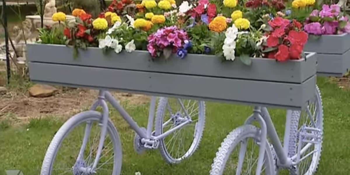 DIY Charming Push Bike Planter Is So Astonishing! | DIY Joy Projects and Crafts Ideas