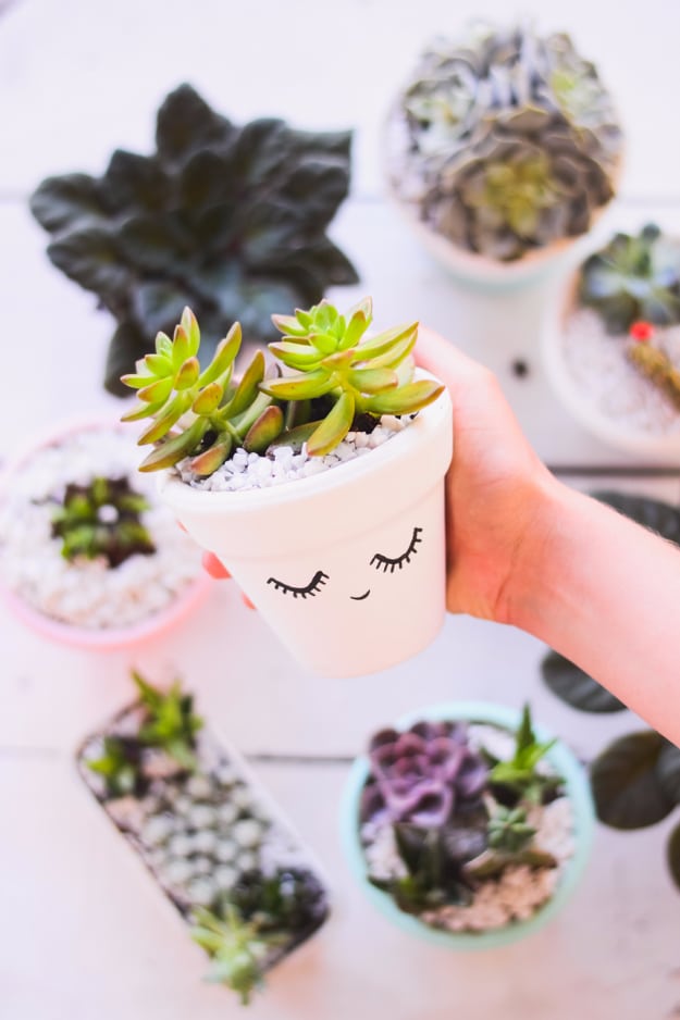 Cheap Crafts To Make and Sell - Succulent Clay Vase - Inexpensive Ideas for DIY Craft Projects You Can Make and Sell On Etsy, at Craft Fairs, Online and in Stores. Quick and Cheap DIY Ideas that Adults and Even Teens Can Make on A Budget #diy #crafts #craftstosell #cheapcrafts