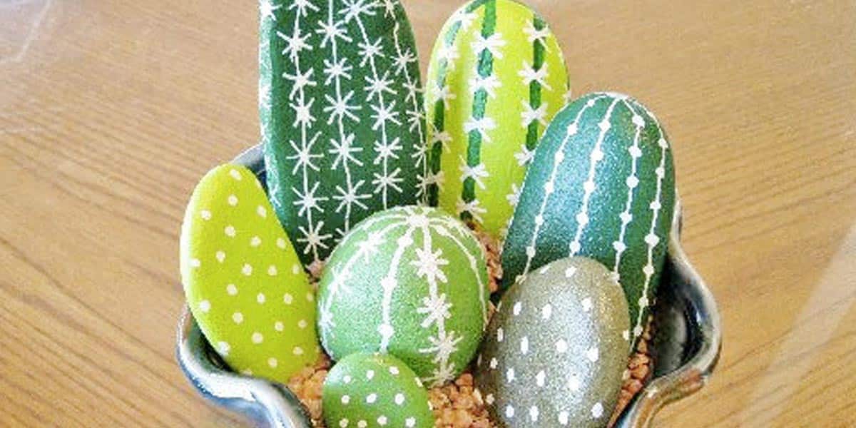 I Couldn’t Believe These Painted Cactus Rocks Weren’t Real! | DIY Joy Projects and Crafts Ideas