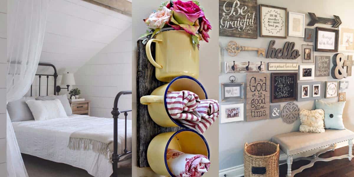 DIY Farmhouse Decor Ideas 41 Rustic Decorating Projects for Home