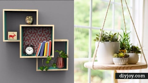 37 Brilliantly Creative DIY Shelving Ideas | DIY Joy Projects and Crafts Ideas