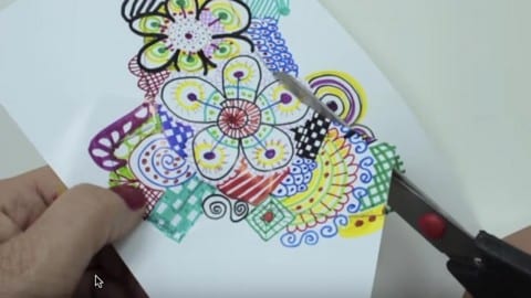 I Had No Idea She Could Make This Just By Doodling on Paper! | DIY Joy Projects and Crafts Ideas