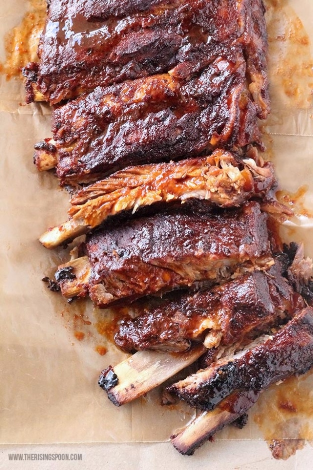 Best Recipes for a Backyard Barbecue - Crock Pot BBQ Ribs - Best Cheap, Easy and Quick Recipes Ideas for Awesome Cookouts. Outdoor BBQ and Party Foods You Can Make for A Crowd 