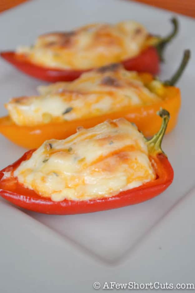 Best Recipes for a Backyard Barbecue - Fiesta Stuffed Mini Peppers - Best Cheap, Easy and Quick Recipes Ideas for Awesome Cookouts. Outdoor BBQ and Party Foods You Can Make for A Crowd 