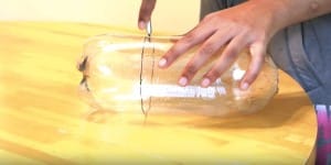 She Cuts This Bottle And What She Does After That…Watch!