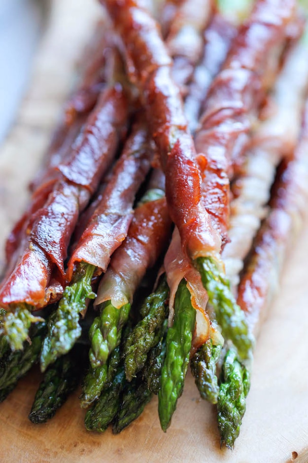 Best Recipes for a Backyard Barbecue - Prosciutto Wrapped Asparagus - Best Cheap, Easy and Quick Recipes Ideas for Awesome Cookouts. Outdoor BBQ and Party Foods You Can Make for A Crowd 