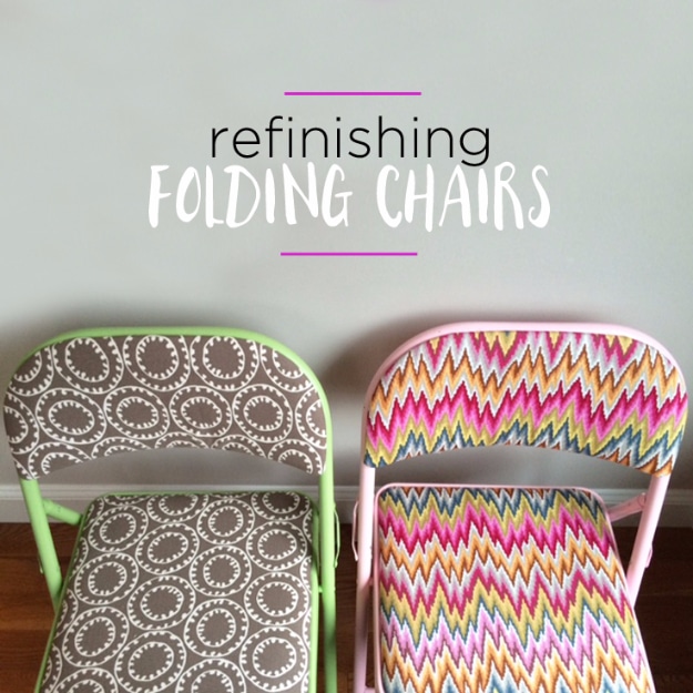 DIY Furniture Refinishing Tips - Refinishing Folding Chairs - Creative Ways to Redo Furniture With Paint and DIY Project Techniques - Awesome Dressers, Kitchen Cabinets, Tables and Beds - Rustic and Distressed Looks Made Easy With Step by Step Tutorials - How To Make Creative Home Decor On A Budget 