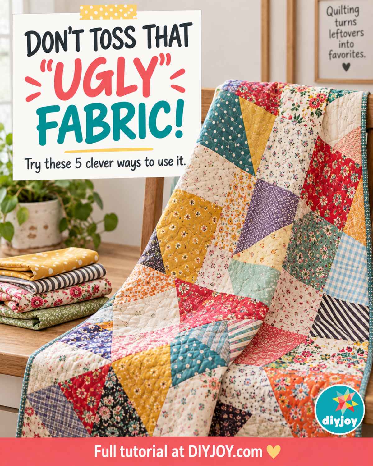 Ugly Fabric Quilt Tutorial