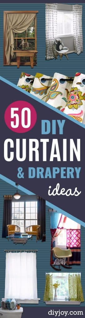 50 DIY Curtains and Drapery Ideas