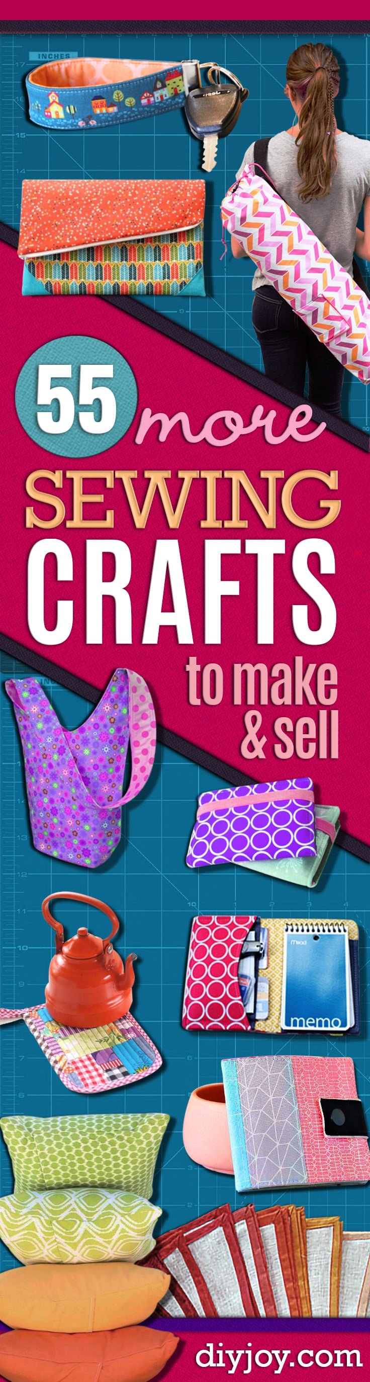 55 Sewing Crafts to Make  and Sell 