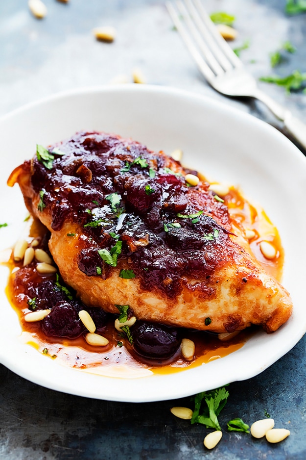 33 Easy Three Ingredient Recipes - 3 Ingredient Slow Cooker Cranberry Chicken - Quick And Healthy 3 Ingredients Recipe Ideas for Breakfast, Lunch, Dinner, Appetizers, Snacks and Desserts - Cookies, Chicken, Crockpot Ideas, Baking and Microwave Recipes and Tutorials #easyrecipes #quickrecipes