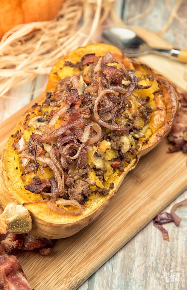 35 Fall Recipes - Beef Stuffed Butternut Squash - Best Quick And Easy Fall Recipe Ideas and Healthy Dishes You Can Make For Dinner, Soup, Appetizers, Crockpot and Slow Cooker Snacks and Drinks, Even Dessert 
