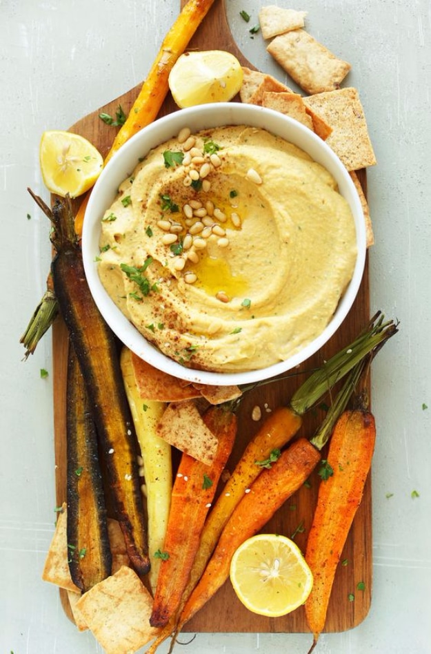 35 Fall Recipes - Butternut Squash Hummus - Best Quick And Easy Fall Recipe Ideas and Healthy Dishes You Can Make For Dinner, Soup, Appetizers, Crockpot and Slow Cooker Snacks and Drinks, Even Dessert 