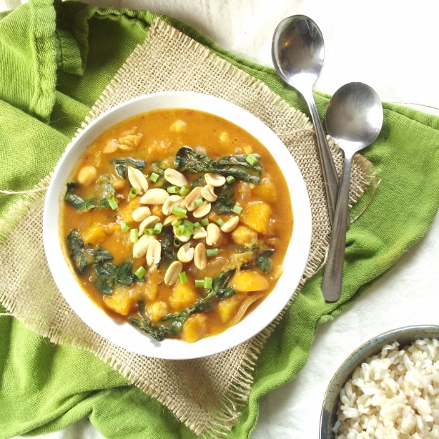 35 Fall Recipes - Butternut Squash Kale And Chickpea Massaman Curry - Best Quick And Easy Fall Recipe Ideas and Healthy Dishes You Can Make For Dinner, Soup, Appetizers, Crockpot and Slow Cooker Snacks and Drinks, Even Dessert 
