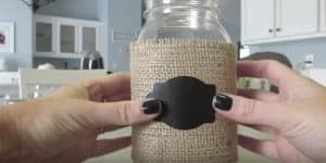 She Wraps This Mason Jar With Burlap Now Watch What She Puts In It!