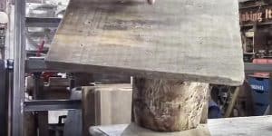 He Cuts A Tree Log And Some Wood So He Can Make Something Quite Unique! (WATCH!)
