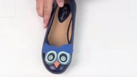 Watch The Expert Way He Transforms A Pair Shoes Into A Stylish Fun Pair! | DIY Joy Projects and Crafts Ideas