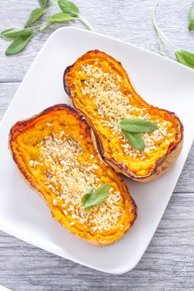 35 Fall Recipes - Twice Baked Butternut Squash - Best Quick And Easy Fall Recipe Ideas and Healthy Dishes You Can Make For Dinner, Soup, Appetizers, Crockpot and Slow Cooker Snacks and Drinks, Even Dessert 