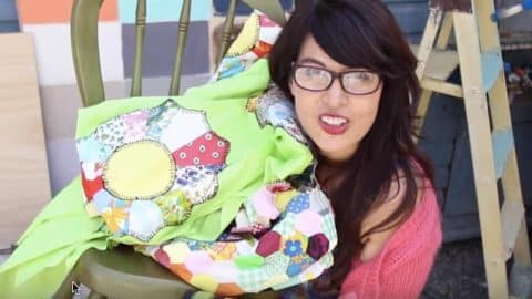 Watch What She Does With This Chair And Quilt! (SPECTACULAR!) | DIY Joy Projects and Crafts Ideas